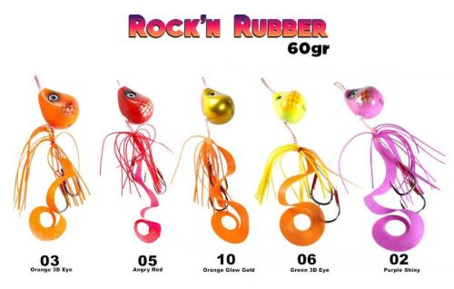 Fujin Rock'n Rubber 60 Gr Tai Rubber Set - 1