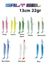 Fujin Salt Eel 13 Cm 22 Gr Silikon Yem - 2+1 Combo - 1