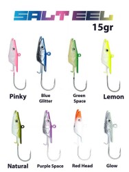 Fujin Salt Eel 15 Gr 2X Jighead - Fujin