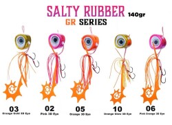 Fujin Salty Rubber GR 140 Gr Tai Rubber Set - 1