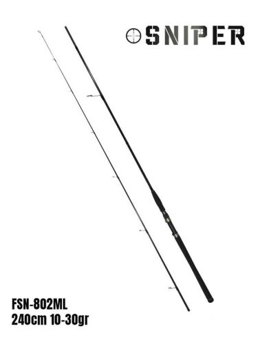 Fujin Sniper 240 Cm 10-30 Gr Spin Olta Kamışı - 2