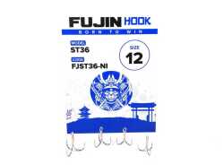 Fujin ST36 Nickel Üçlü Maket Balık iğnesi - Fujin