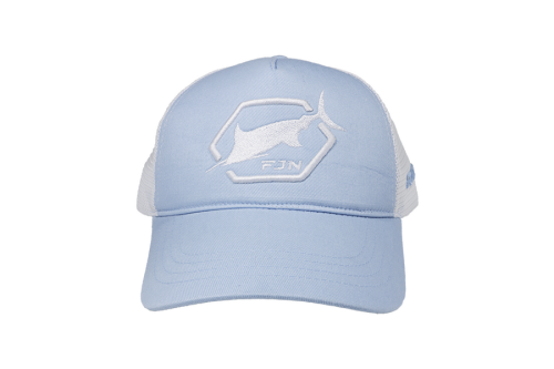 Fujin Sword Fish Cap Mavi Beyaz Fileli Şapka - 3