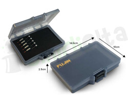 Fujin Tackle Box 14 Cm Evalı Jig Head Kutusu Gri - Fujin