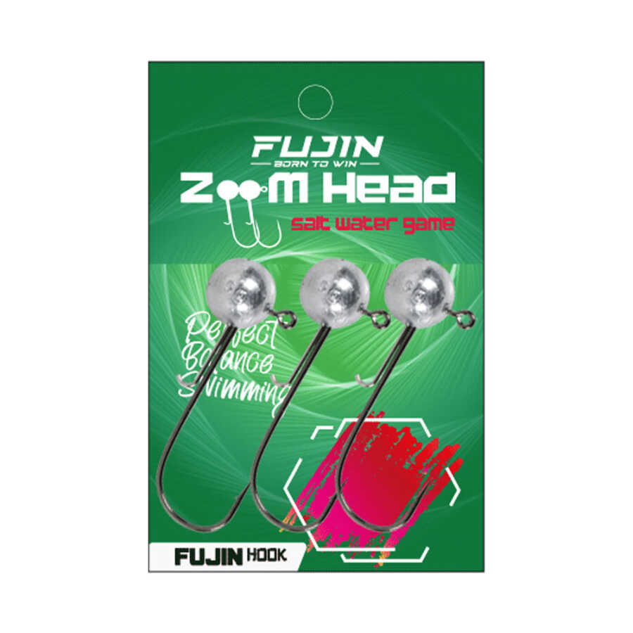 Fujin Zoom Head 2/0 Jig Head