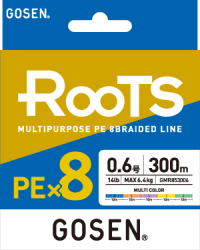 Gosen Roots X8 300 M Multicolor İp Misina - 2
