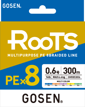 Gosen Roots X8 300 M Multicolor İp Misina - 2