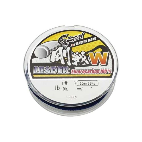 Gosen W Leader %100 F.C. Fluorocarbon Leader - Gosen