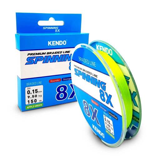 Kendo Spinning 8X Fighting 150 Metre Yeşil İp Misina - 1