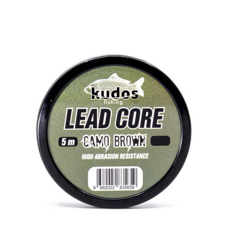 Kudos Lead Core Camo Brown Sazan Köstek İpi - 1