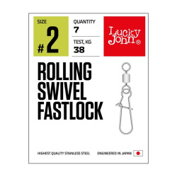 Lucky John Rolling Swivel Fastlock Klipsli Fırdöndü - Lucky John