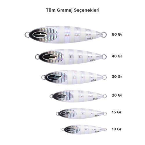 NS Black Hole Boca Casting & S.L.J 8 Cm 60 Gr Jig Yem - 3