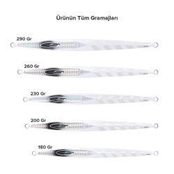 NS Black Hole Boca Long 25 Cm 290 Gr Jig Yem - 3