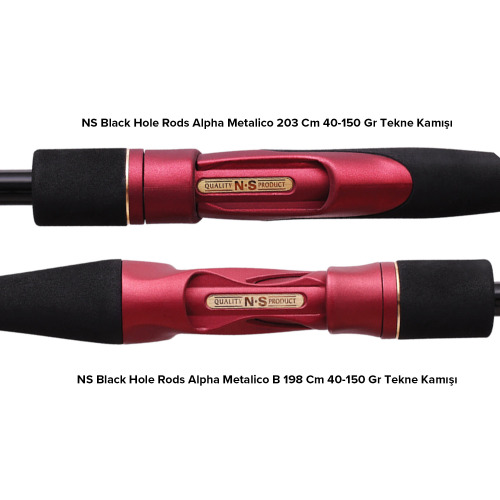 NS Black Hole Rods Alpha Metalico B 198 Cm 40-150 Gr Tekne Kamışı - 3