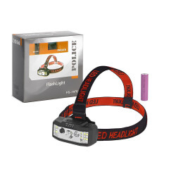 Police Sensörlü Şarjlı Kafa Lambası - Police