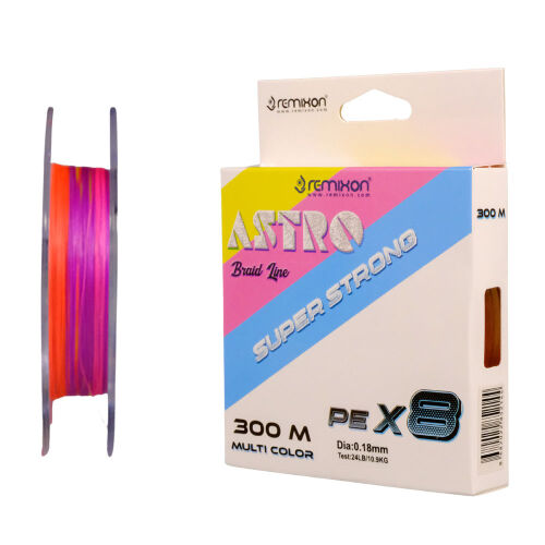 Remixon Astro 8X 300 M Multi Color İp Misina - 1