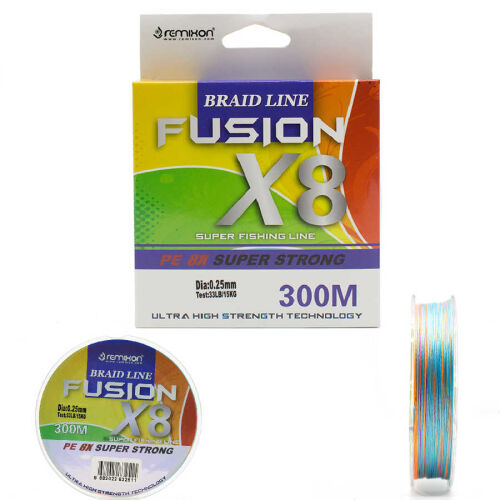 Remixon Fusion 300 M X8 Multi Color İp Misina - 1