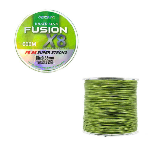 Remixon Fusion 600 M X8 Green İp Misina - 1