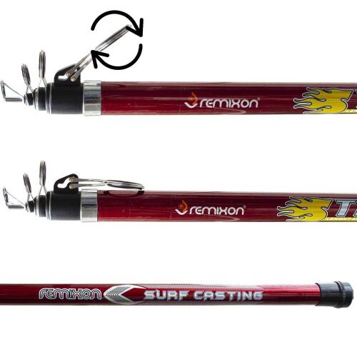 Remixon Strong Red 420 Cm 100-250 Gr Teleskopik Surf Kamış - 2