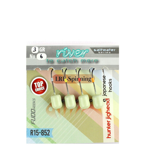 River Hunter Glow Jig Head - 1