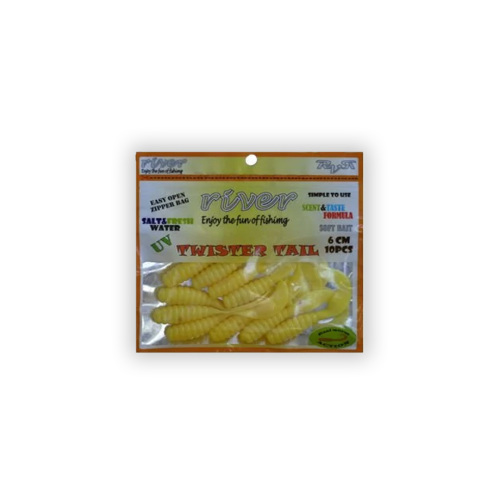 River Twister Tail 6 Cm 10 Adet Silikon Yem - 2