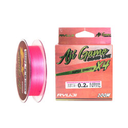 Ryuji Aji Game 4X 100 Mt Pink İp Misina - Ryuji