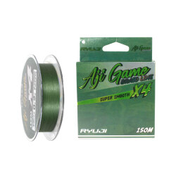 Ryuji Aji Game 4X 150 Mt Dark Green İp Misina - Ryuji