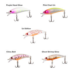 Ryuji Baby Minnow 5 Cm 4.5 Gr Sinking Lrf Maket Yem - 3