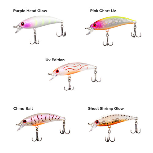 Ryuji Baby Minnow 5 Cm 4.5 Gr Sinking Lrf Maket Yem - 3