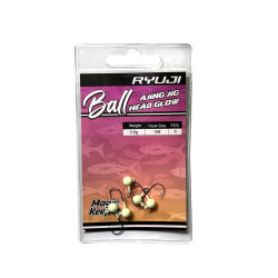Ryuji Ball Ajing Lrf Glow Jig Head - 2