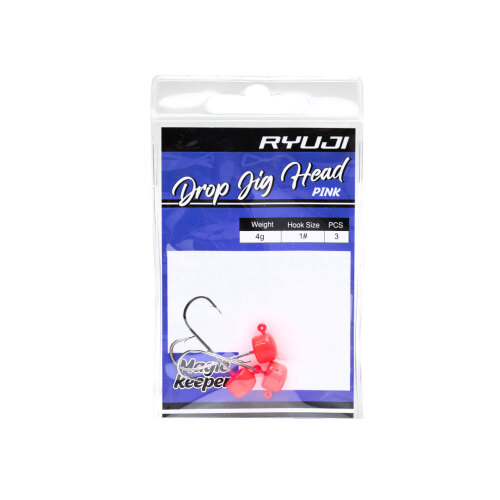 Ryuji Drop Pink UV Jig Head - 2