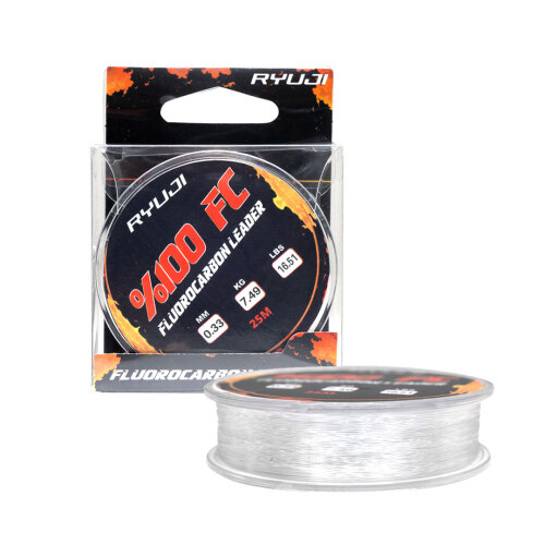 Ryuji Fluoro Carbon 25 M Shock Leader Misina - 1