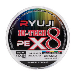 Ryuji Hi-Tech X8 300 Mt Multi Color İp Misina - Ryuji