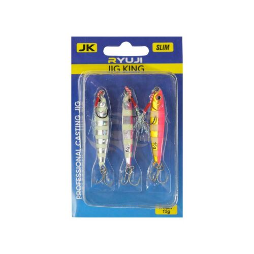 Ryuji Jig King Zebra Mix 3 Adet Jig Yem - 2