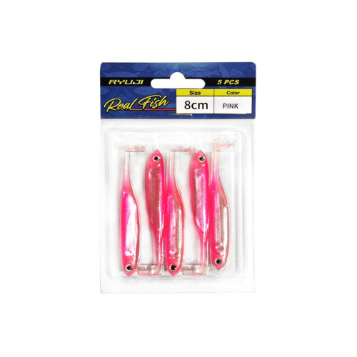 Ryuji Real Fish 8 Cm 5 Adet Silikon Yem - 2