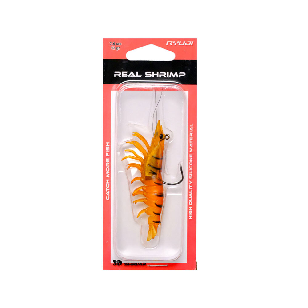 Ryuji Real Shrimp 7.6 Cm 12 Gr Silikon Karides Yem SİLİKON YEM Ryuji