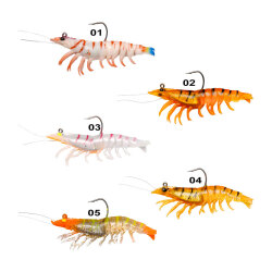 Ryuji Real Shrimp 7.6 Cm 12 Gr Silikon Karides Yem - Ryuji