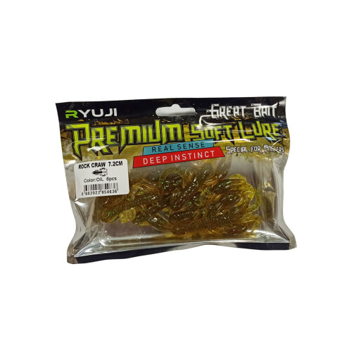 Ryuji Rock Craw 7.2 Cm Silikon Yem - 2