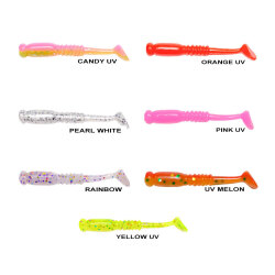 Ryuji Rock Tail 4 Cm 12 Adet Kokulu Silikon Yem - Ryuji
