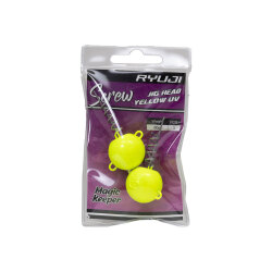 Ryuji Screw Yellow UV Jig Head - 2