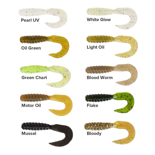 Ryuji Swim Worm 5.5 Cm TPR Kokulu Silikon Yem - 1