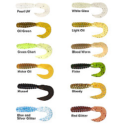 Ryuji Swim Worm 5.5 Cm TPR Kokulu Silikon Yem - 1