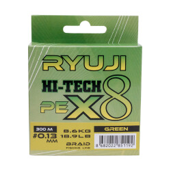 Ryuji Hi-Tech X8 300 Mt Green İp Misina - 2