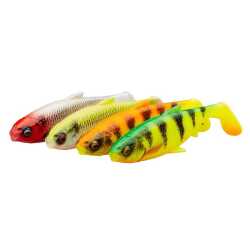 Savage Gear 3D River Roach 4 Adet Dark Water Mix Silikon Yem - Savage Gear