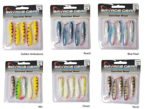 Savage Gear Cannibal 6,8 Cm 5 Adet Silikon Yem - 1