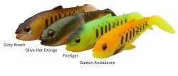 Savage Gear Craft Cannibal Paddletail 6.5 Cm 4 Gr Dark Water Mix 4 Adet Silikon Yem - Savage Gear