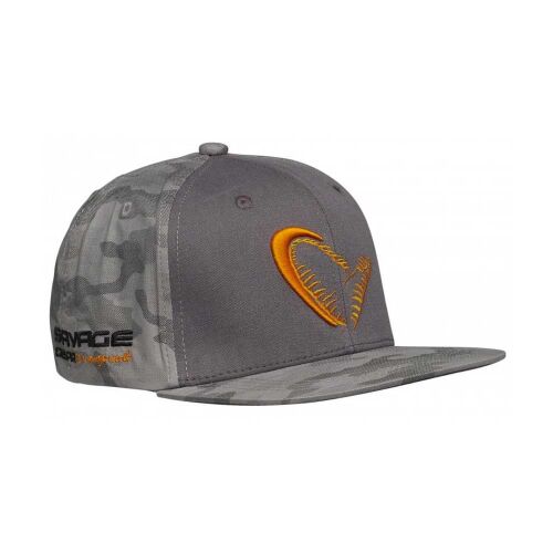 Savage Gear Flex Fit Camo Cap Camo Grey Şapka - 1