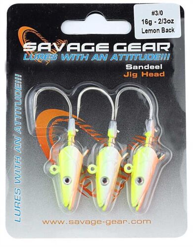 Savage Gear Sandeel 16 Gr 3/0 Jighead - 3