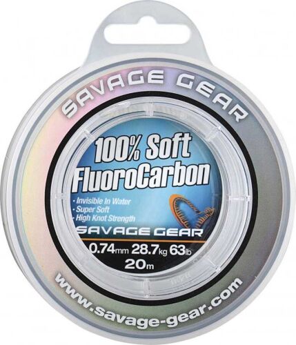 Savage Gear Soft %100 Fluorocarbon Leader Misina - 1