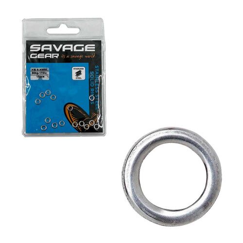 Savage Gear Solid Rings SS Jig Halkası - 1
